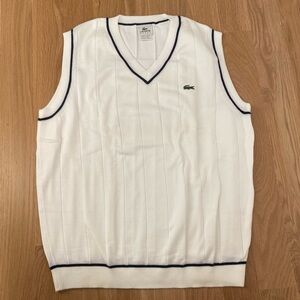 Men’s Lacoste Sweater Vest - White